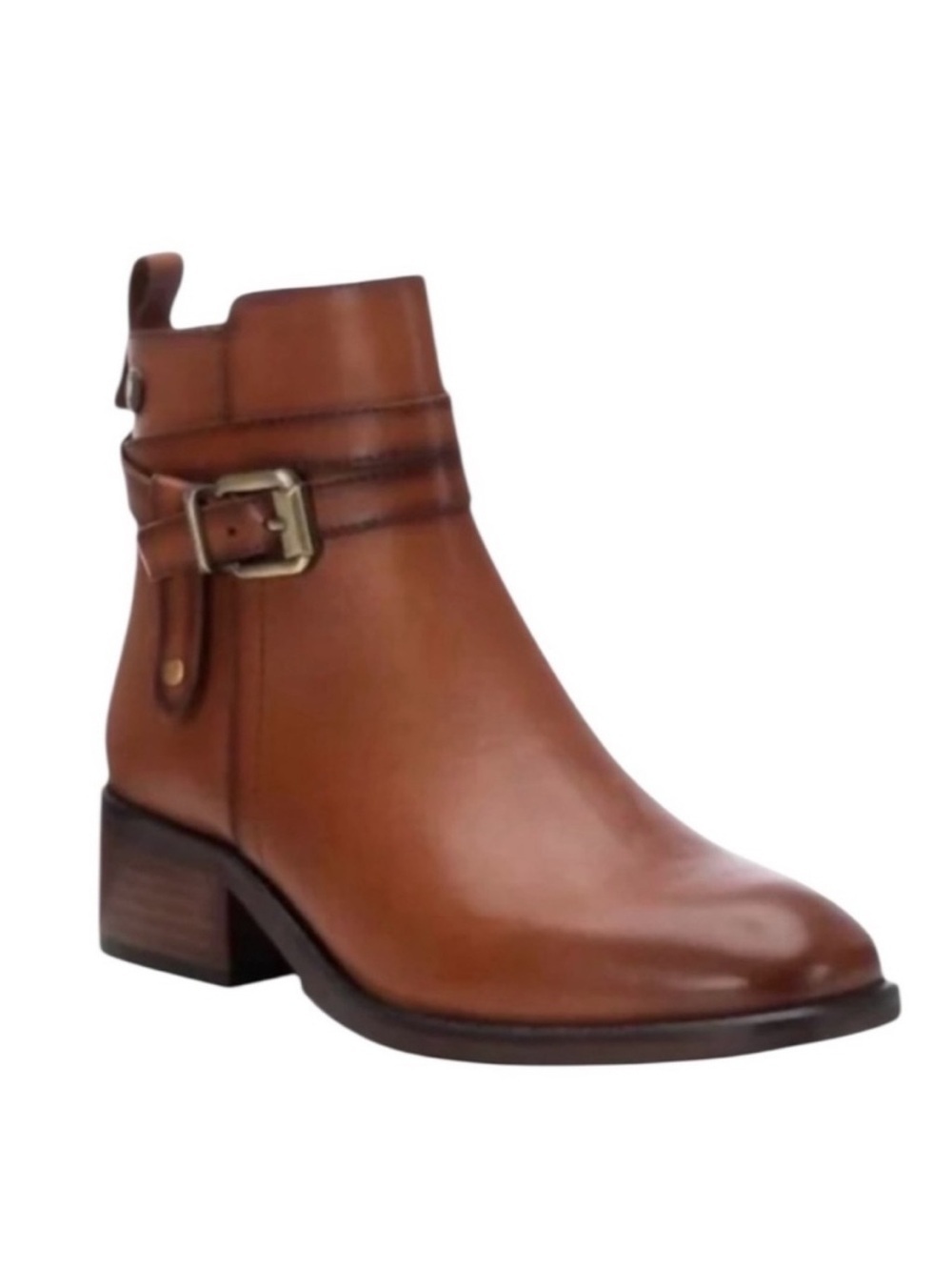CARMELA Camel Leather Boots